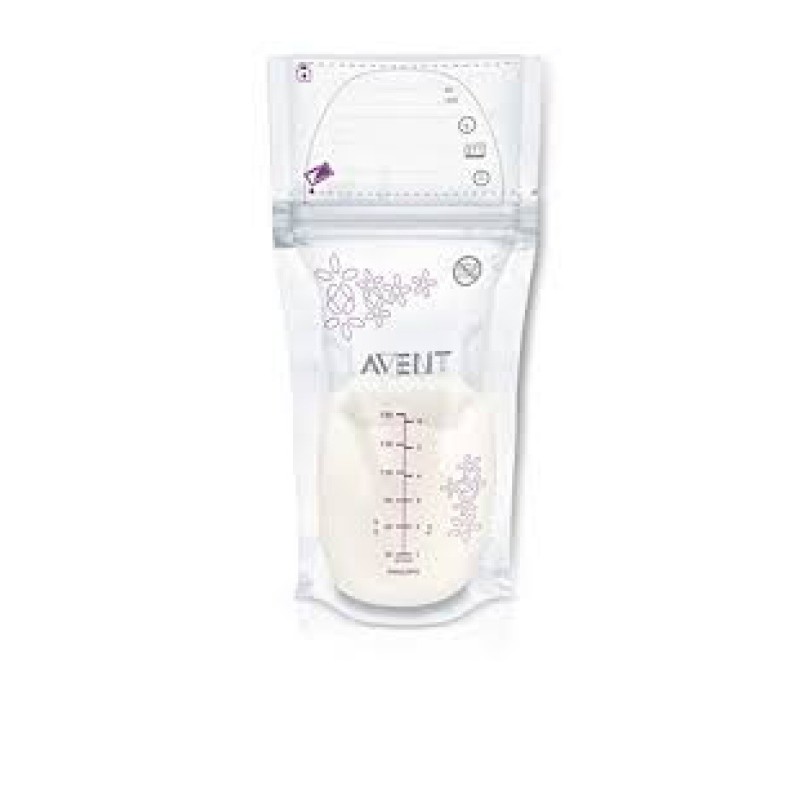 25 Sachets De Conservation Du Lait 180ml Avent code Bebe 9 Guadel